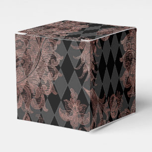 Schwarz und Roségold Geschenkschachtel