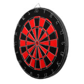 schwarz und rot dartscheibe (Vorderseite rechts)
