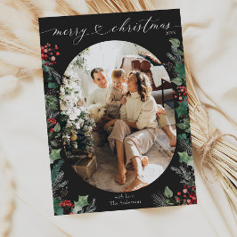 Schwarz und Rot Einfach frohe Weihnachten