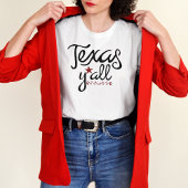 Schwarz und Rot erschüttert Typ - Texas Y'All T-Shirt