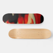 Schwarz und Rot Skateboard (Horizontal)