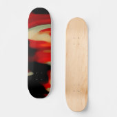 Schwarz und Rot Skateboard (Vorderseite)