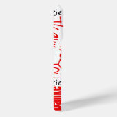 Schwarz und Rot Vielen Dank Word Cloud Case-Mate iPhone Hülle (Rückseite / Rechts)