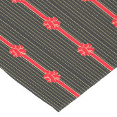Schwarz und Roter Bogen Kurzer Tischläufer (Ecke)