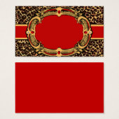 Schwarz und Roter Geparden (Vorne & Hinten)