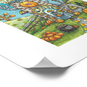 SCHWARZ- UND SCHWARZKATZVERSAMMLUNG LINIE PIE FACT POSTER (Ecke)