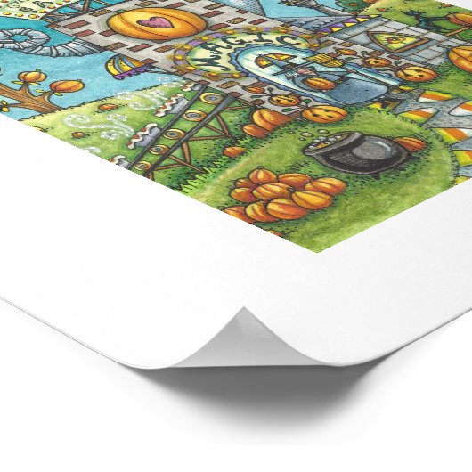 SCHWARZ- UND SCHWARZKATZVERSAMMLUNG LINIE PIE FACT POSTER (Ecke)