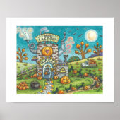 SCHWARZ- UND SCHWARZKATZVERSAMMLUNG LINIE PIE FACT POSTER (Vorne)