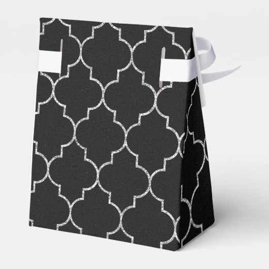 "Schwarz und Silber" Geschenkschachtel (Rückseite)