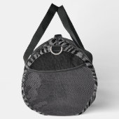 SCHWARZ- UND SILBER-GLITZER SEHEN TIERDRUCKEN AUS. DUFFLE BAG (Rechts)