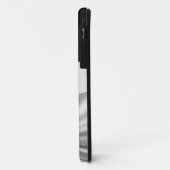 Schwarz und Silber individuell anpassbar Case-Mate iPhone Hülle (Hinten/Links)
