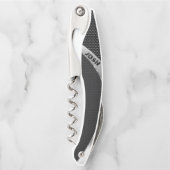 Schwarz und Silber Kellnermesser (Vorderseite)