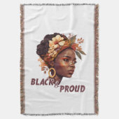 Schwarz und stolz decke (Vorderseite Vertikal)