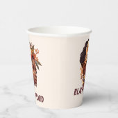 Schwarz und stolz pappbecher (Rechts)