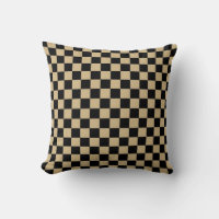 Schwarz und Tan Checkered