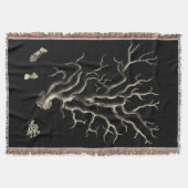 Schwarz und Tan Coral Decke (Vorderseite)