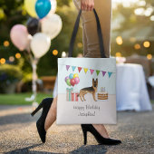 Schwarz und Tan Deutscher Schäferhund farbenfroh G Tasche