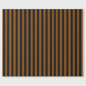 Schwarz und Tan Geschenkpapier (Flach)