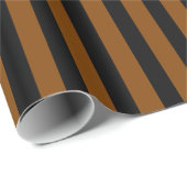 Schwarz und Tan Geschenkpapier (Rolleneckpunkt)