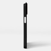 Schwarz und Tan iPhone Hülle (Rechte Seite)