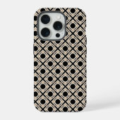 Schwarz und Tan iPhone Hülle (Rückseite)