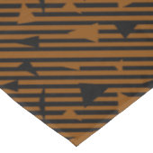 Schwarz und Tan Tischdecke (Schrägansicht)