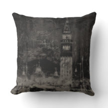 Schwarz und Taupe Skyline Venedig Italien