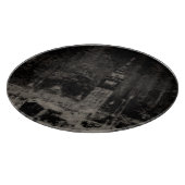 Schwarz und Taupe Skyline Venedig Italien Schneidebrett (Ecke)