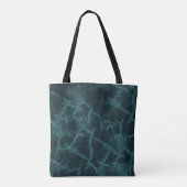 Schwarz und Türkis Tasche (Rückseite)