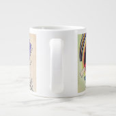Schwarz und Violet - Kandinsky Jumbo-Tasse (Rückseite)