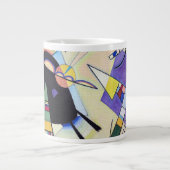 Schwarz und Violet - Kandinsky Jumbo-Tasse (Vorderseite)