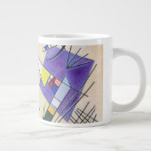 Schwarz und Violet - Kandinsky Jumbo-Tasse (Rechts)