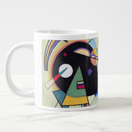 Schwarz und Violet - Kandinsky Jumbo-Tasse
