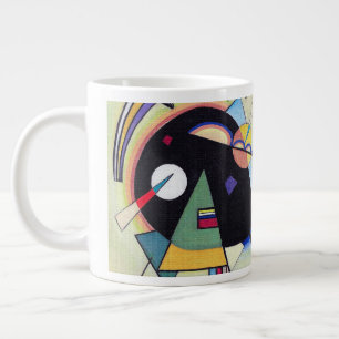 Schwarz und Violet - Kandinsky Jumbo-Tasse