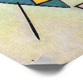 Schwarz und Violet - Kandinsky Poster (Ecke)