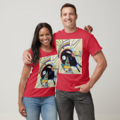 Schwarz und Violet - Kandinsky T-Shirt (Unisex)