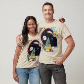 Schwarz und Violet - Kandinsky T-Shirt (Unisex)