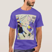 Schwarz und Violet - Kandinsky T-Shirt (Vorderseite)