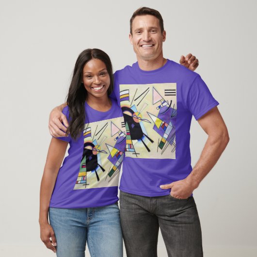 Schwarz und Violet - Kandinsky T-Shirt (Unisex)