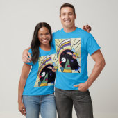 Schwarz und Violet - Kandinsky T-Shirt (Unisex)