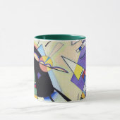 Schwarz und Violet - Kandinsky Tasse (Zentrum)