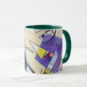 Schwarz und Violet - Kandinsky Tasse (VorderseiteRechts)