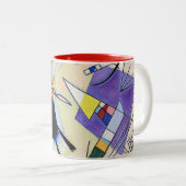 Schwarz und Violet - Kandinsky Zweifarbige Tasse (VorderseiteRechts)