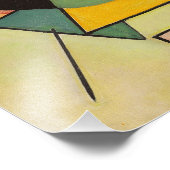 Schwarz und Violet von Wassily Kandinsky Fotodruck (Ecke)