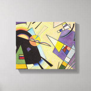Schwarz und Violet von Wassily Kandinsky Leinwanddruck