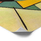 Schwarz und Violet von Wassily Kandinsky Poster (Ecke)