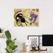 Schwarz und Violet von Wassily Kandinsky Poster (Heimbüro)