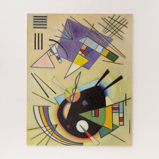 Schwarz und Violet von Wassily Kandinsky Puzzle (Vertikal)
