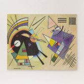 Schwarz und Violet von Wassily Kandinsky Puzzle (Horizontal)
