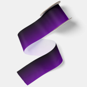 Schwarz und violettes, lila Ombre Satinband
